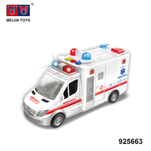 Auto <span class=keywords><strong>Giocattolo</strong></span> in Plastica a Frizione <span class=keywords><strong>Ambulanza</strong></span> con Luci e Musica - Product Image 2