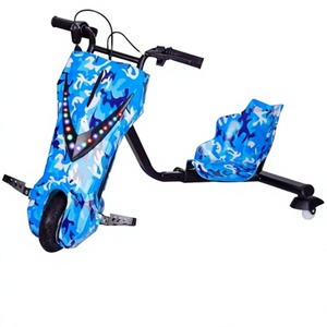 Trottinette Électrique Intelligente d'Extérieur, <span class=keywords><strong>Drift</strong></span> <span class=keywords><strong>Trike</strong></span> à 3 Roues avec Frein à Poignée et <span class=keywords><strong>Moteur</strong></span> d'Accélération pour Enfants et Adultes - Product Image 1