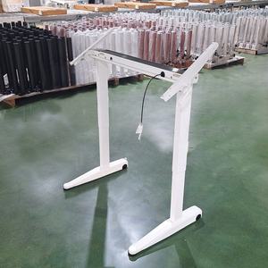 Thiết kế hiện đại Ergonomic khí nén chiều cao-điều chỉnh thường vụ kim loại bàn có thể gập lại khung thương mại đồ nội thất - Product Image 2
