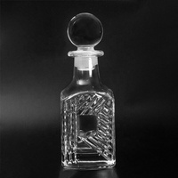 BM gros arabe luxe classique clair 150ml échantillon d'huile rechargeable décoratif Attar affichage verre parfum huile décanteur