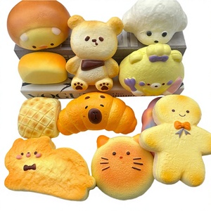 Jouet anti-stress en PU souple et moelleux style Xiaohongshu, imitation alimentaire, à rebond lent, pour enfants, sur le thème de la nourriture, pour filles - Product Image 3