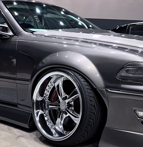 ล้อแม็กซ์อะลูมิเนียมอัลลอยสำหรับรถยนต์นั่งส่วนบุคคล แบบ 2 ชิ้น ผลิตตามสั่ง ขนาด 18-24 นิ้ว 5x114.3 5x112 5x108 4x100 สีเงินเงา ดำขัดเงา ล้อฟอร์จ - Product Image 2