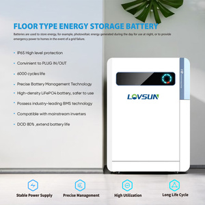 Lovsun LiFePO4 Split IP65 Wall-Mounted Solar Energy Battery 51.2V 5Kwh 10Kwh 15Kwh 100Ah 200Ah 300Ah Home Use Lovsun LFP 5000 Ho - Product Image 2