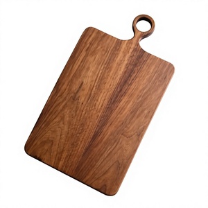 Planche à découper en bois multifonctionnelle pour couper, servir, présenter le fromage, le pain, les fruits et les apéritifs avec une présentation élégante - Product Image 1