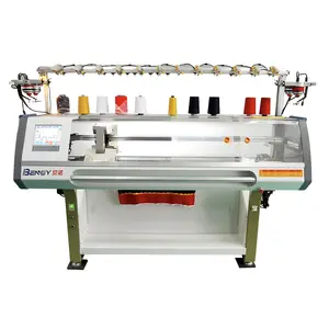 New Textile 3.5 Gauge Fleece Fabric Knitting Machine With Industrial Tablet PC