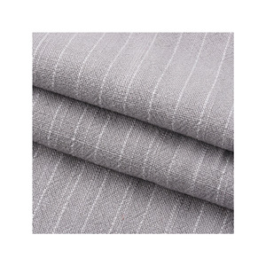6805 Spandex Linen Stripe Woven <b>Fabric</b> Medium <b>Weight</b> Stretch Apparel Sportswear - Product Image 4