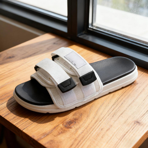 Summer Waterproof <b>Height</b>-<b>Increasing</b> Non-Slip Mesh Upper Rubber Sole Couple Beach Sandals - Product Image 1