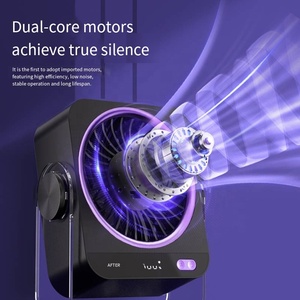 2025 5速 4000mAh 可折叠手持式 USB 台扇 带英文界面 便携式电池供电 家用和户外使用 - Product Image 5