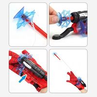 Lanzador de Telarañas, Guante de Telaraña, Set de Balas para la Muñeca, Juguete Creativo Novedoso para Fiestas, Figuras de Anime, Accesorios de Cosplay, Portátil, para Niños, Otros