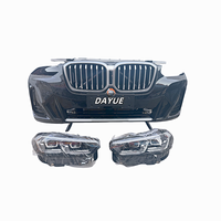Parachoques Delantero Usado de Plástico para X3 G01LCI M Sport 2022-2024 con Tanque de Agua, Disipador de Calor, Ventilador Electrónico y Juego de Faros