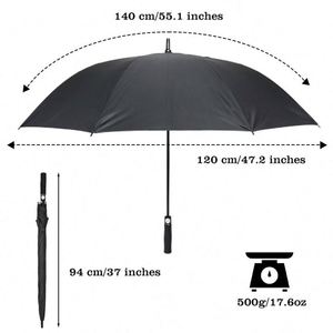 High Quality Gift Automatic Rain <b>Windproof</b> 8ribs Long Stick Custom <b>Umbrella</b> with logo Printing <b>Umbrellas</b> for the Rain - Product Image 2