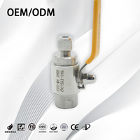 Vanne à boisseau sphérique manuelle en acier inoxydable SS316/SS304 à filetage femelle pour applications OEM haute température (eau et air)