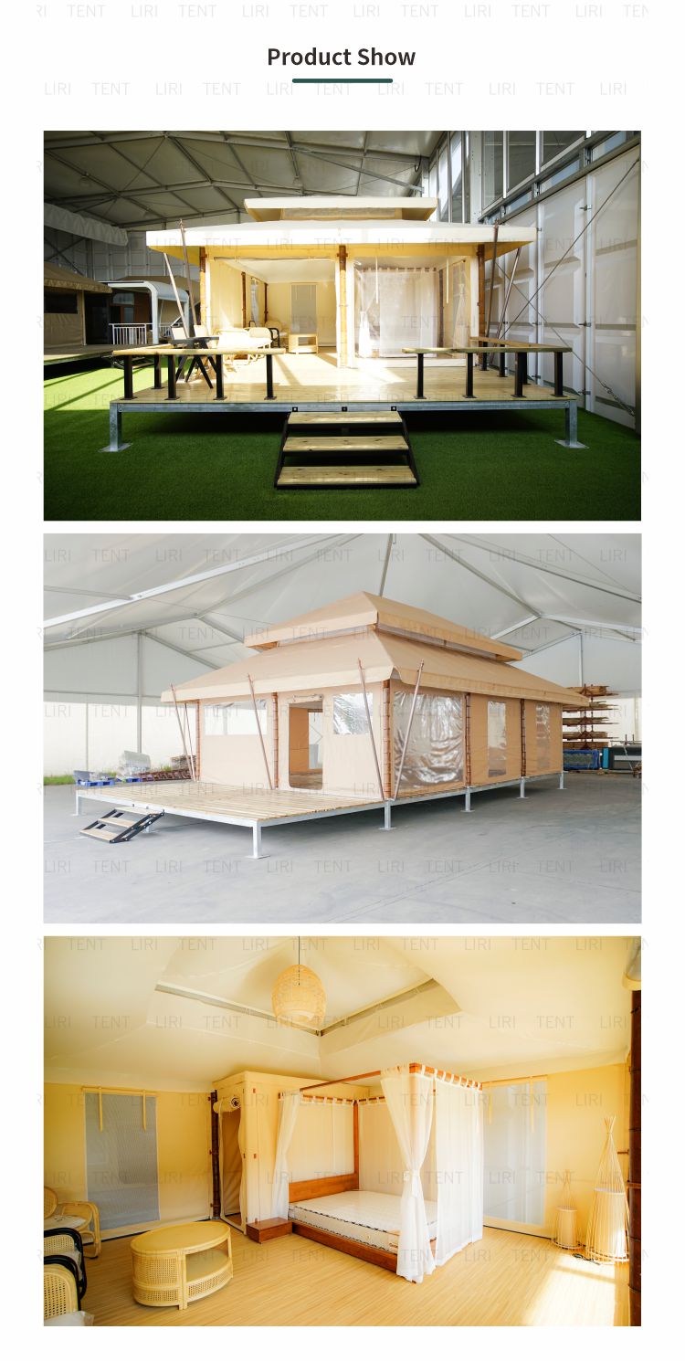 Outdoor Waterproof Luxury Pattaya Glamping Hotel Tents Manufacturers for Resorts