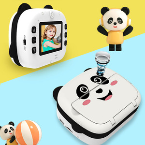 Jouet mignon Panda avec écran IPS de 2.4 pouces 1080P WiFi, caméra vidéo pour enfants, impression instantanée, pour filles et garçons - Product Image 2