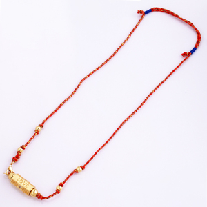 Collier en cordon de coton naturel avec nœud d'<span class=keywords><strong>amour</strong></span>, rose/vert/bleu, bijoux tendance, fête, été, plage, cadeau pour elle - Product Image 4