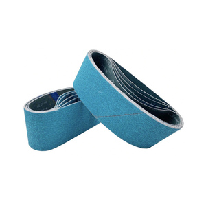 Đai mài mòn Zirconia màu xanh 36 #60 #120 # đai mài mòn để mài lưỡi dao - Product Image 6