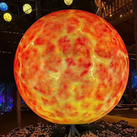 Grandes boules lumineuses de jardin en plastique, lumières de planètes, imperméables, changeantes de couleur RGB, boule de lune, décorations de Noël et de fêtes