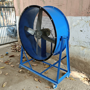พัดลมอุตสาหกรรมแบบท่อแกนหมุน ขนาด 800 มม. ใบพัดอลูมิเนียมอัลลอยด์ แรงลมสูง ทนทาน ลูกปืนสองตลับ 220V/380V พัดลมระบายอากาศ - Product Image 1
