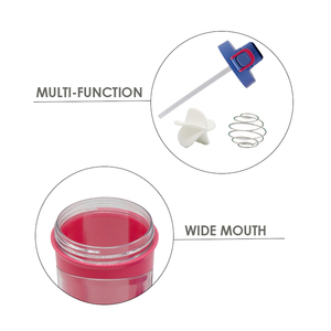 Skaka 780Ml <span class=keywords><strong>Flaska</strong></span> trasparente colorato fantasia PP bottiglie di acqua con scala di capacità di paglia - Product Image 6