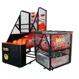 New Electronic Arcade Shooting Hoops basket Token Game Machine Indoor Extreme Hoops distributore automatico di basket elettrico