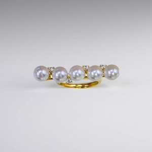10668DIY Accesorios de Perlas, Anillo de Plata S925, Base Vacía para Anillo, Moderno, Chapado en Oro de 18K, Tipo de Engaste para Mujer, para Perlas de 10-12 mm - Product Image 3