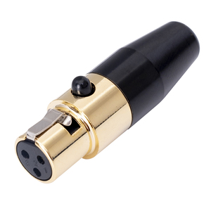 3 <span class=keywords><strong>pin</strong></span> 4 <span class=keywords><strong>pin</strong></span> 5 <span class=keywords><strong>pin</strong></span> mini XLR nữ nối cho các thiết bị âm thanh và lectrosonics - Product Image 3