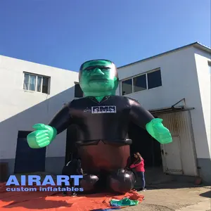 Inflatable Franklin bóng cho ngoài trời Mặt đất trang trí, lớn Inflatable Halloween Quái Vật nhân vật để bán 0