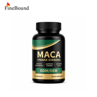 Capsules de Maca, extrait naturel de racine, soutien énergétique, complément alimentaire pour la santé masculine, OEM ODM, étiquette privée, approvisionnement en vrac