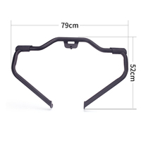 Barre de protection moteur Mustache, barre de protection avant pour Harley Softail M8 Street Bob Fat Boy Low Rider FXBB FLFB 2018-2024
