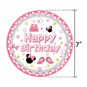 Servilletas de Papel con Temática Alegre de <span class=keywords><strong>Minnie</strong></span> Mouse para Fiesta de Cumpleaños Infantil - Product Image 2