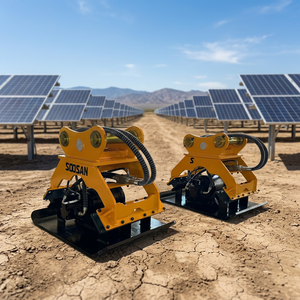 เครื่องตบดินไฮดรอลิกสีเหลืองสำหรับ Z1000 รุ่น Vibratory Plate Compactor สำหรับรถขุดขนาด 25-32 ตัน ผลิตที่ซานตง รับประกัน 1 ปี - Product Image 1