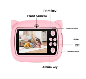 Nueva Cámara Digital HD Multifunción de Doble Lente para Niños con Función de Disparo Instantáneo, Admite Grabación de Fotos y Vídeos, 1080P - Product Image 4