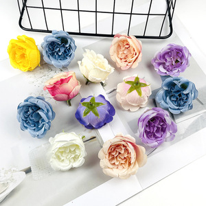 Têtes de fleurs de pivoine simulées, fleurs artificielles en soie pour décoration de mariage, décoration de la maison, accessoires de photographie - Product Image 3