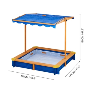 <span class=keywords><strong>Bac</strong></span> <span class=keywords><strong>à</strong></span> <span class=keywords><strong>sable</strong></span> en bois d'extérieur avec couvercle, auvent rotatif et <span class=keywords><strong>hauteur</strong></span> réglable, <span class=keywords><strong>bac</strong></span> <span class=keywords><strong>à</strong></span> <span class=keywords><strong>sable</strong></span> de jardin - Product Image 2