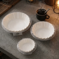 Papier sulfurisé écologique résistant à la chaleur et anti-graisse, taille personnalisée, moules à pâtisserie jetables, revêtement en silicone antiadhésif pour four