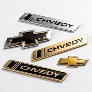 Étiquette métallique personnalisée gravée au laser, logo 3D en relief, adhésive, en acier inoxydable ou aluminium, plaque métallique, emblème/badge de voiture - Product Image 1