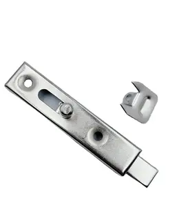 Door flush Bolt for Wooden Hotel Door Latch Catch Stainless Steel spring for aluminium Windows hardware French Door Bolt