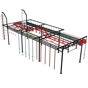 Jaula de Entrenamiento de Aluminio para Obstáculos Formula Elite Combo Mega Godzilla OCR, Circuito de Obstáculos al Aire Libre con Capacidad para 8 Personas, Entrenamiento Intenso - Product Image 1