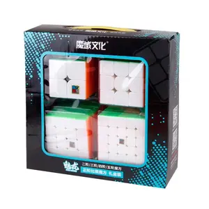 MoYu Cubing Classoom Meilong 선물 상자 세트 2x2 3x3 4x4 5x5 키즈 완구 매직 큐브 교육 퍼즐