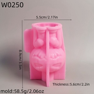 Handmade Resin Casting <b>Molds</b> DIY Ins Style Decorative Ornaments <b>Silicone</b> Pumpkin Head Warrior <b>Molds</b> W0250 <b>Cake</b> Tools - Product Image 1