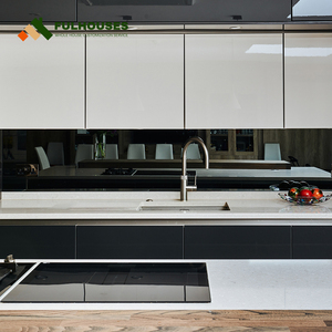 Armadi <span class=keywords><strong>da</strong></span> <span class=keywords><strong>cucina</strong></span> Custom Slab porta <span class=keywords><strong>cucina</strong></span> armadi in Pvc armadi in Pvc moderna <span class=keywords><strong>cucina</strong></span> armadi <span class=keywords><strong>da</strong></span> <span class=keywords><strong>incasso</strong></span> - Product Image 3