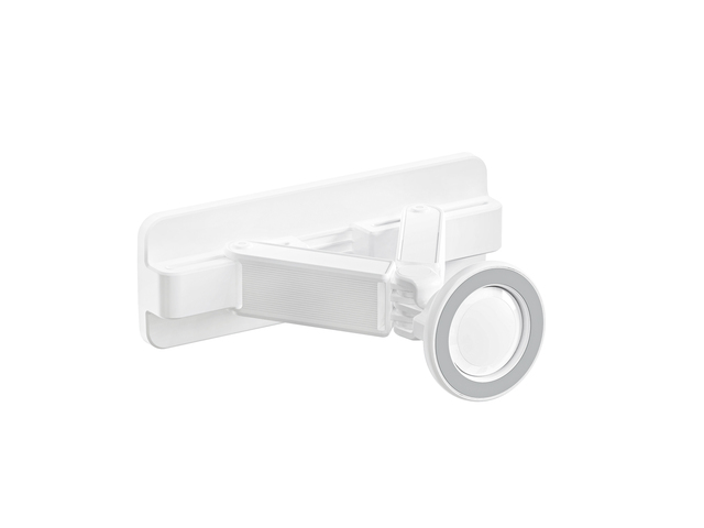 Magnetic Flat Phone Holder Plastic Wall Mount Foldable Lazy Stand Multi Functional Bracket for Kitchen Bathroom Tablets