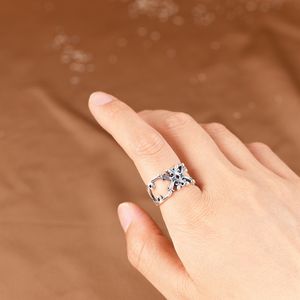 Real Silver S925 Silver <strong>Ring</strong> Jewelry Vintage Personalized Rock Letter <strong>X</strong> Adjustable <strong>Ring</strong> for Men and Women - Product Image 6