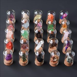Juego de muestras de minerales de cristal natural sin procesar de 25 piezas, artesanías de cristal de estilo antiguo para decoración de interiores y regalos - Product Image 6