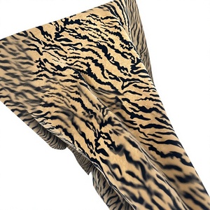 Tissu d'ameublement en velours de coton de luxe, imprimé léopard, vendu au mètre, tissus textiles pour rideaux - Product Image 1