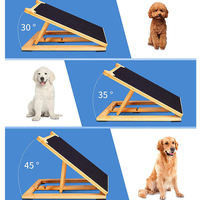Planche à gratter pour chien en bois en gros avec trois angles réglables, tapis à gratter durable pour les ongles