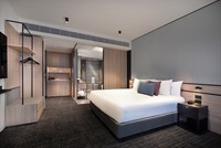 Foshan Moderne 7 étoiles Hôtel Studio Appartements Villa Meubles En Bois Lit Armoire Chambre Ensemble de Meubles