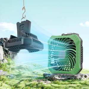 Ventilateur de bureau haute puissance, rechargeable par USB, silencieux, portable, pour l'extérieur - Product Image 5