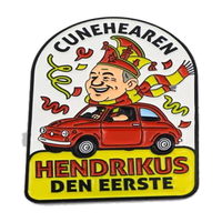 Badge de voiture vintage en métal moulé électrolytique, personnalisé avec logo OEM/ODM, idéal pour les défilés, les carnavals et les souvenirs de festival – Vente directe usine