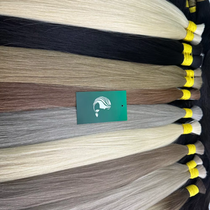 ผมแท้เวียดนามหลากสีแบบเป็นมัดสำหรับต่อผม แบบดับเบิ้ลดรอน นุ่มลื่น - Product Image 1